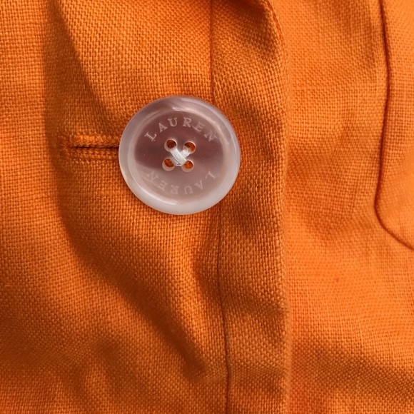Ralph Lauren Orange Blazer - Picture 3 of 3